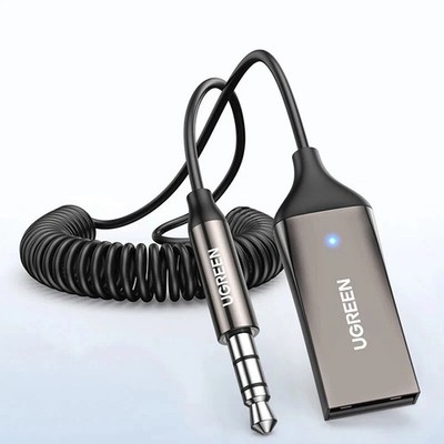 UGREEN Bluetooth 6.0 AUX Adapter - USB-betriebener drahtloser Audioempfänger für Auto