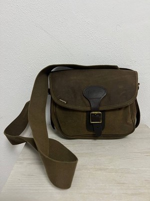 Vintage Barbour Waxed Cartridge Shoulder Crossbody Bag