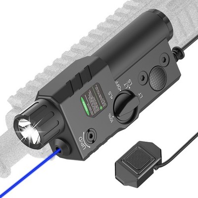 DEFENTAC 2000 Lumens Blue Laser Light Combo Compatible 