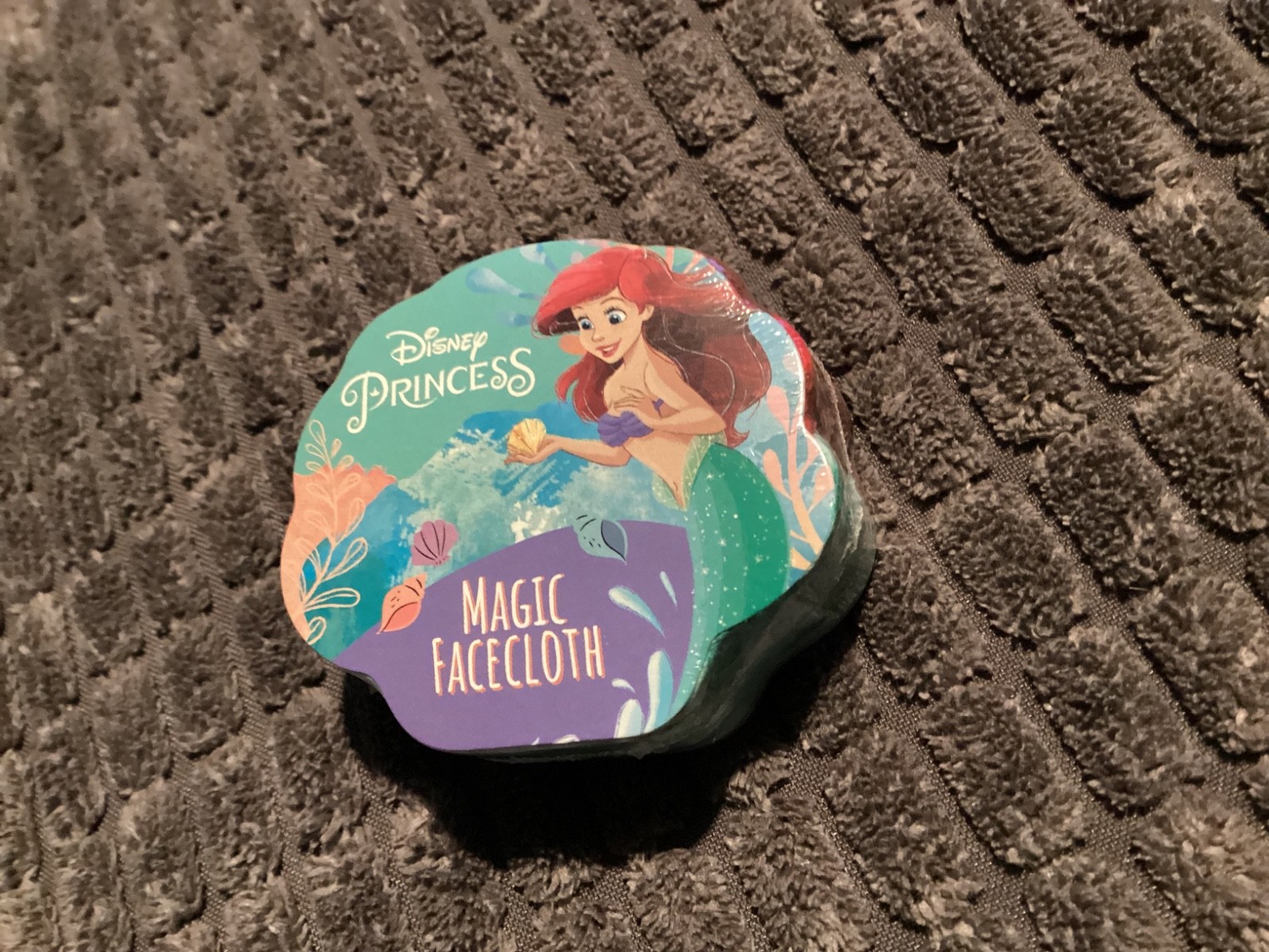 BNWT New Magic Towel Flannel Facecloth - Disney Princess - Ariel Little Mermaid