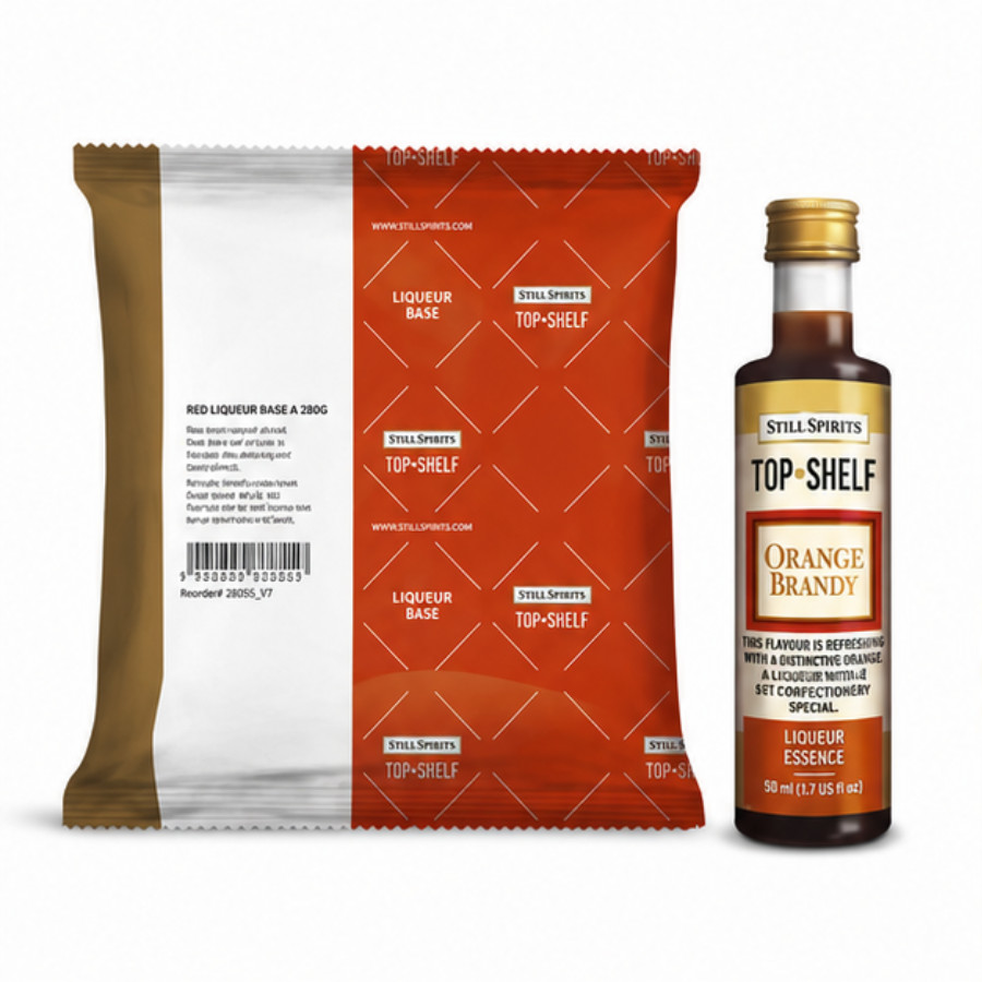Still Spirits Orange Brandy Flavour 50ml with Liqueur Base A 220g Home Brew Set