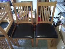 BEAUTIFUL Set of 4 solid oak Dining Chairs in Excellent condition
