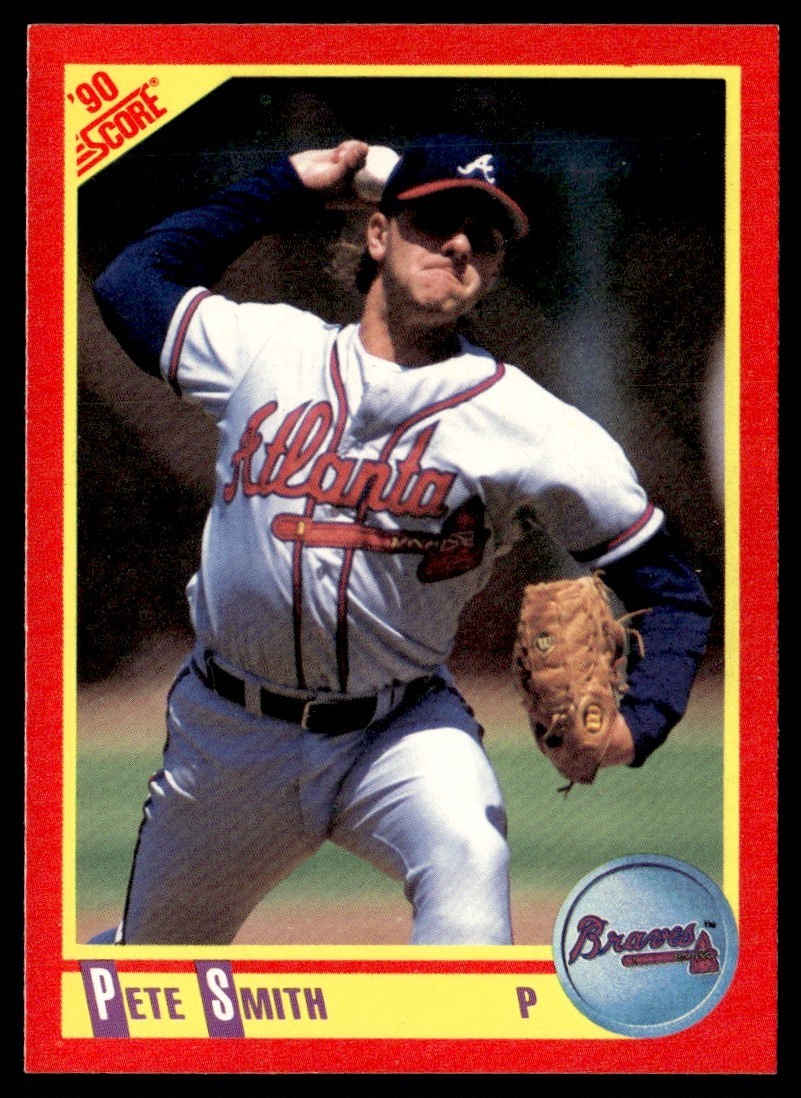 1990 Score Pete Smith Atlanta Braves #225