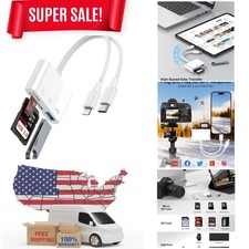 Compact High-Speed SD  TF Card Reader for Mobile Photography Enthusiasts