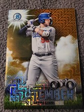 2023 Bowman Chrome Baseball Andy Pages- GOLD SIGHTS ON SEPTEMBER ROOKIE /50