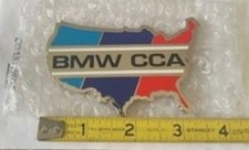 Bmw Cca Car Club Of America Official Grill Badge Emblem Motorsport Map Edition