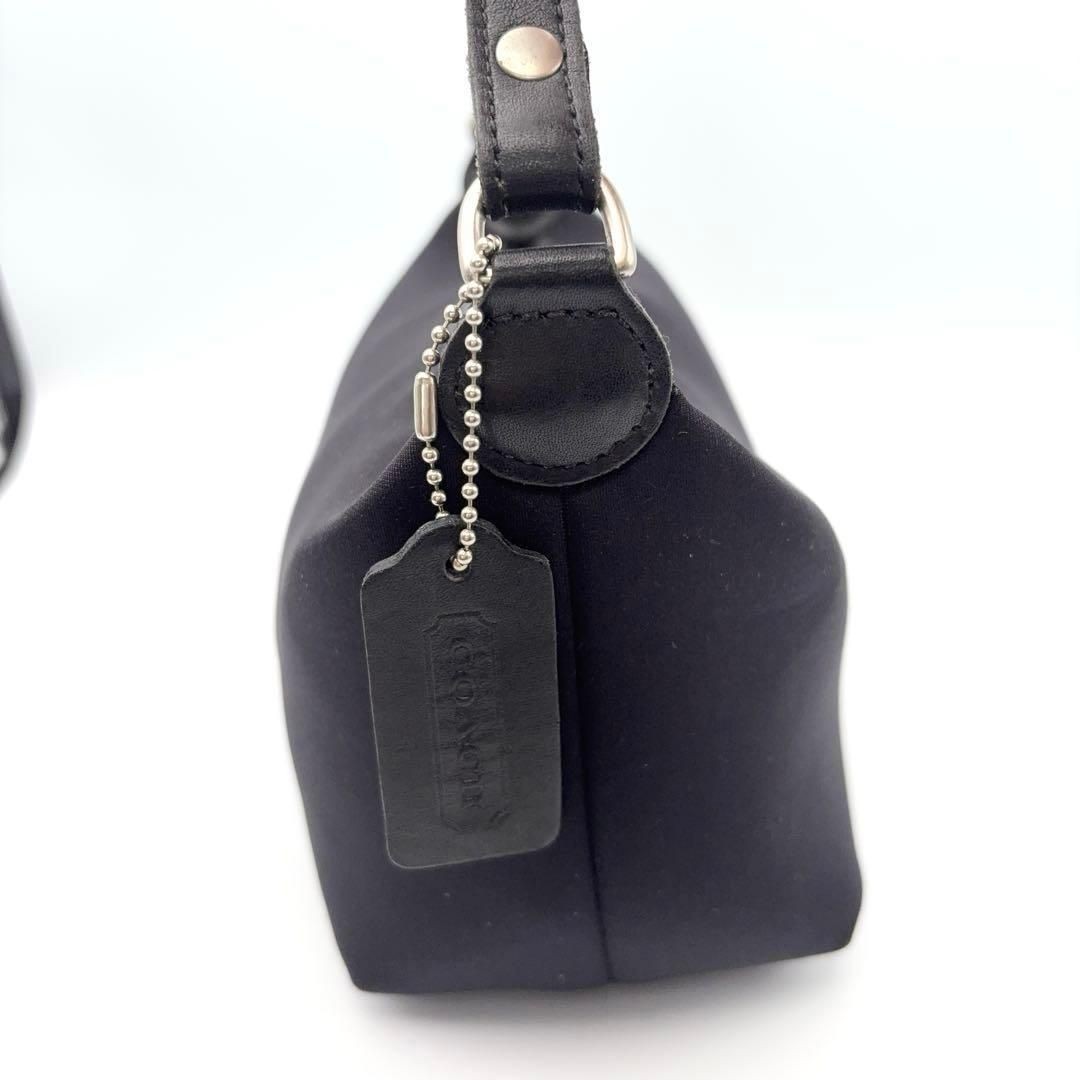 COACH Mini Handbag Accessory Pouch Cosmetic Pouch Black 11a thumbnail 5