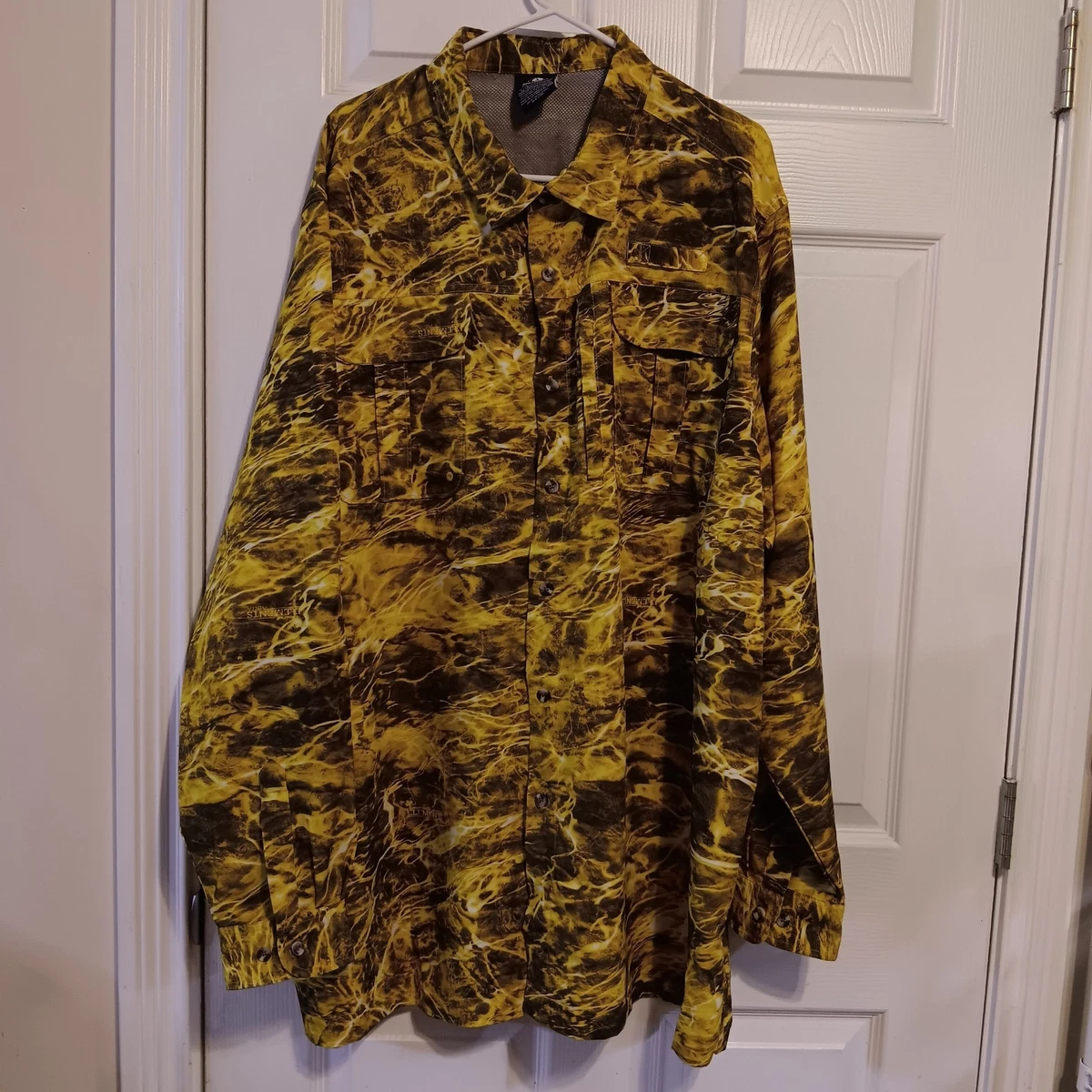 Chemise De Pêche Ventilée Mossy Oak - Manches Longues - Homme Taille XL