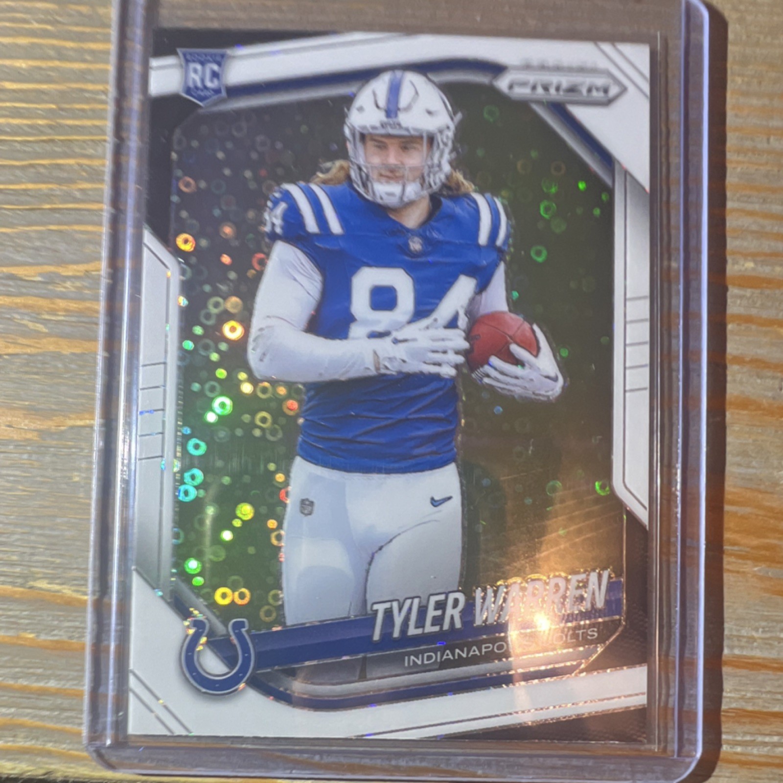 Panini Prizm 2025 Tyler Warren RC #339 Indianapolis Colts NFL Football Card