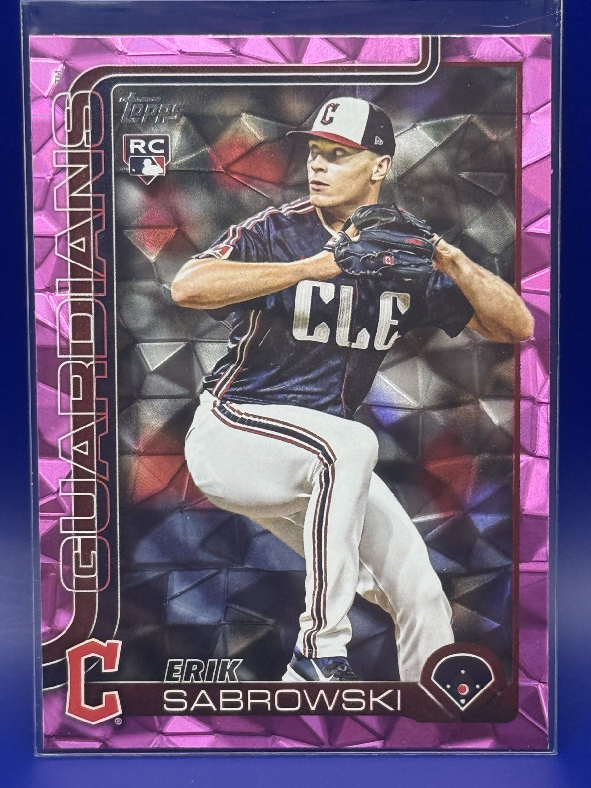 2025 Topps Update Series - Erik Sabrowski #US284 Pink Diamante Foil (RC)