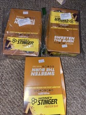 45 BarsHoney Stinger Protein Bar, Peanut Butta, Protein Packed Food for Exercise