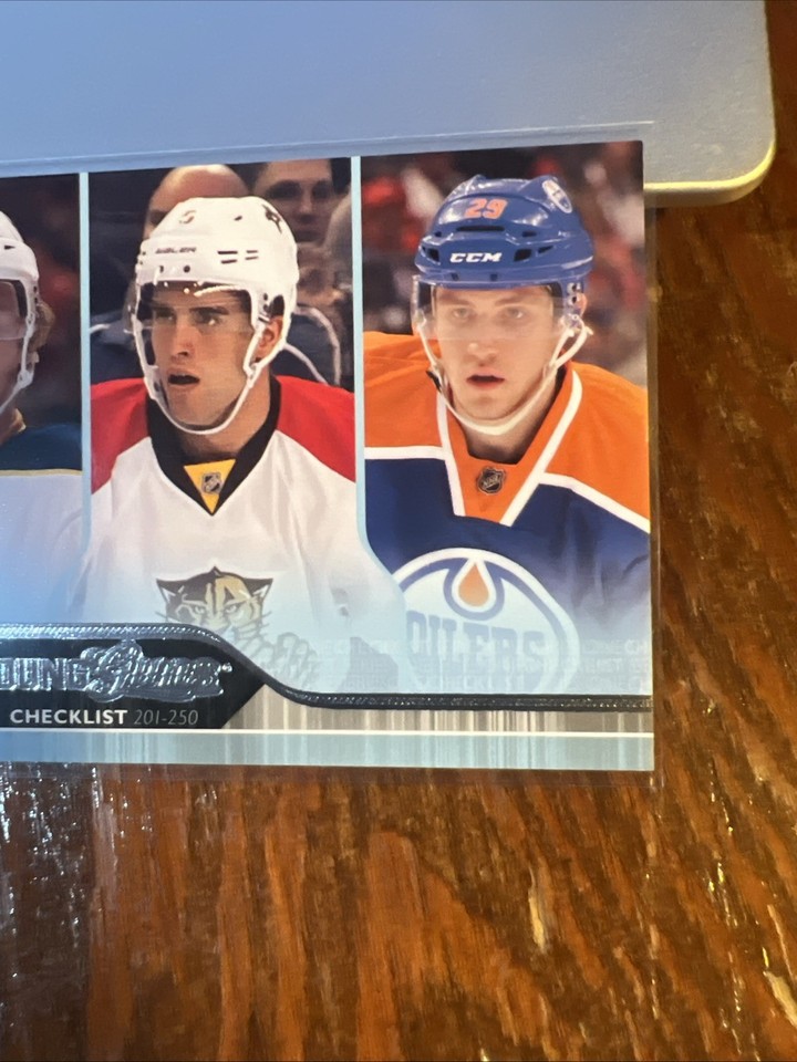 Sam Reinhart Leon Draisaitl 2014 Upper Deck Young Guns Checklist Rookie ...