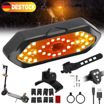 LED Scooter Blinker mit Fernbedienung USB-aufladbar wasserdicht für Ninebot