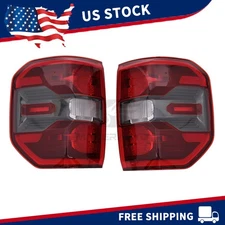 Pair LED Tail Light Lamp Left & Right for 2022-2025 Ford Maverick XLT Red Smoked