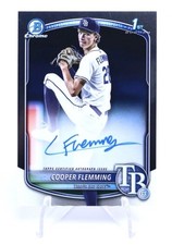 2025 Bowman Draft Chrome 1st Auto Cooper Flemming #CPA-CF (AU, RC) Base