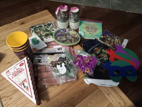 TMNT Teenage Mutant Ninja Turtles Birthday Party Decorate Supplies Set