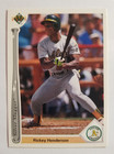 1991 Upper Deck Silver Sluggers #SS3 Rickey Henderson Oakland Athletics