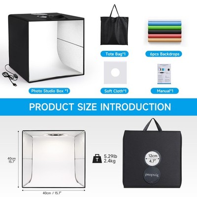 Portable Photo Studio Light Box,16