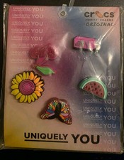 Uniquely You Crocs Jibbitz Charms Color Pop MIX 5 Pack
