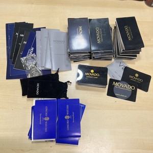 NEW 5 PIECE MOVADO WATCH BOOKLET OPERATING INSTRUCTIONS MANUAL WARRANTY CARD SET