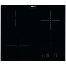 Zanussi ZIBN641K 59cm Electric Induction Hob Digital LED Display Black Glass