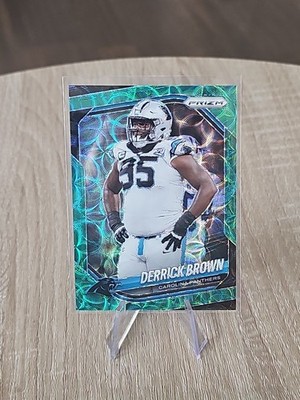 2025 Panini Prizm - #76 Derrick Brown /75 - Green Scope