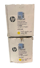 LOT OF 2 GENUINE HP 305A Yellow Toner Cartridge CE412AC NEW SEALED