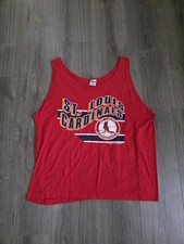 Vintage 1990 St. Louis Cardinals Tank Top Mens Size XL Wide