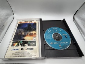 Myst (Sega Saturn, 1995) CIB Complete In Box /w Registration Card TESTED WORKS