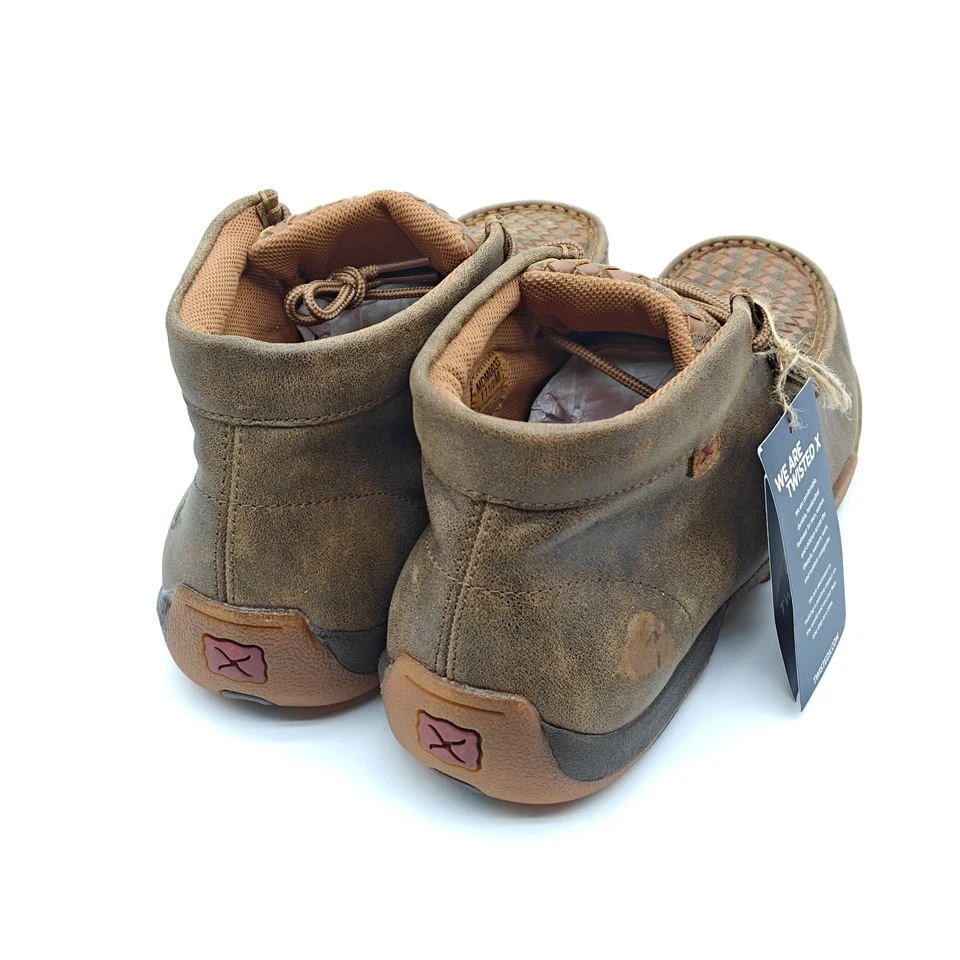 Twisted X Men Chukka Driving Moc Tan Leather Shoes Boots Western MDM0033 US10-12 - Image 4 of 4