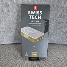 Swiss Tech Wireless Charging Power Bank, New