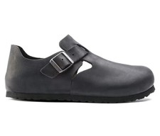 Birkenstock London BS Nero Pelle Oliata 166541 Uomo Taglia 8 Medium