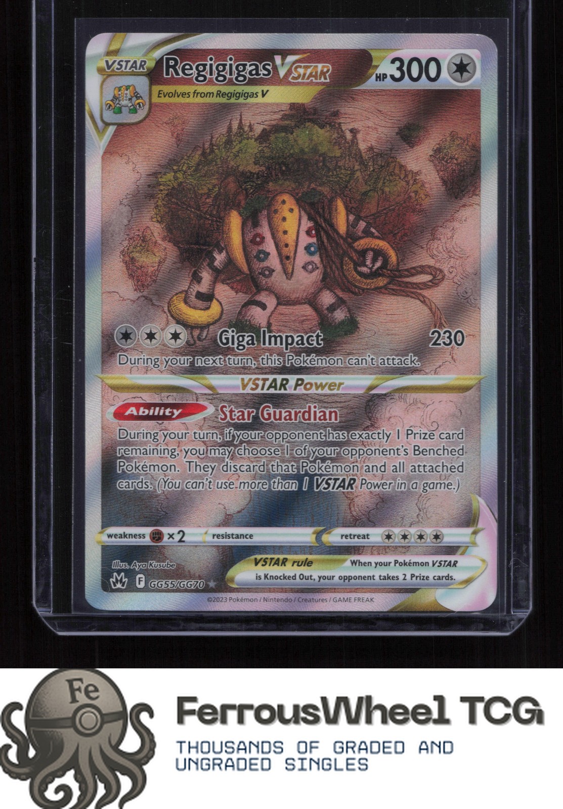 Regigigas VSTAR GG55/GG70 - Crown Zenith: Galarian Gallery - (NM)