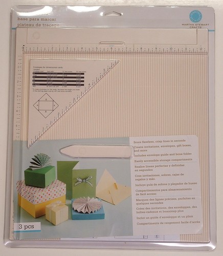 PREOWNED MARTHA STEWART SCORING BOARD WITH ENVELOPE GUIDE & BONE FOLDER
