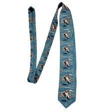 Vintage Rockmount Ranch Wear 100 Silk Tie Limited Denver Cowboy Rodeo Numbered