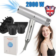 Hair Dryer 2000W Professional Style Nozzle Quiet Blower Pro Salon Dryer Blow TOP