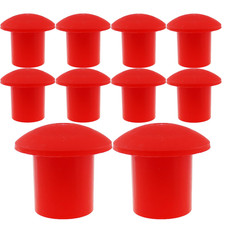 10PCS 3/8-1 Inch Diameter Red Mushroom Shaped...