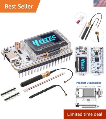 Advanced 240MHz LoRa V3 Development Board with Dual-Core & OLED Screen for IoT