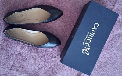 Ballerina Caprice, walking on air, schwarz, Gr. 39