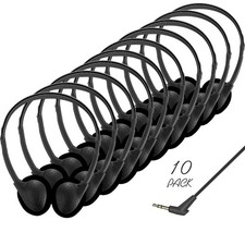 Ladont Kids Headphones 10 Pack Wired On-Ear for School Classroom Students Child