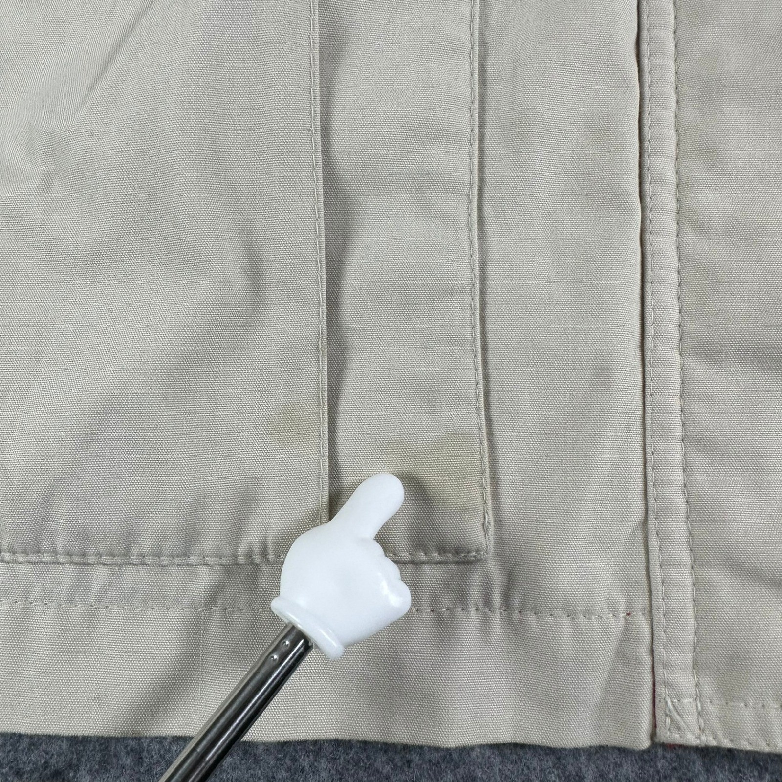 Towne by London Fog Jacket Mens M Blue Tan Barn Chore Outdoor Coat