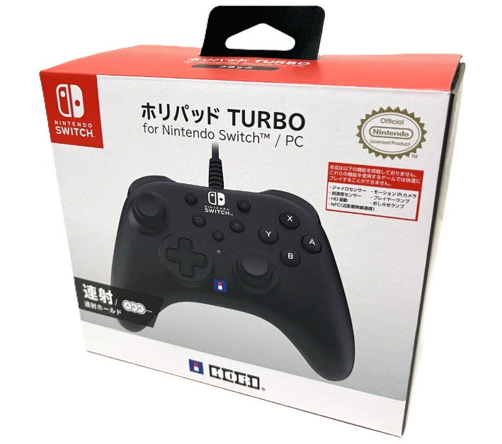 HORI Pad Turbo Wired Controller for Nintendo Switch PC Official Japan Import