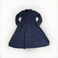 Vintage Talbots Women’s Black long Sleeve button Down Dress Size 10 (A23)