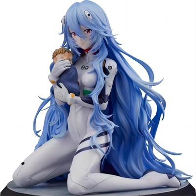 Neon Genesis Evangelion Ayanami Rei Long Hair Dogeza 1/6 Scale Total Height Appr