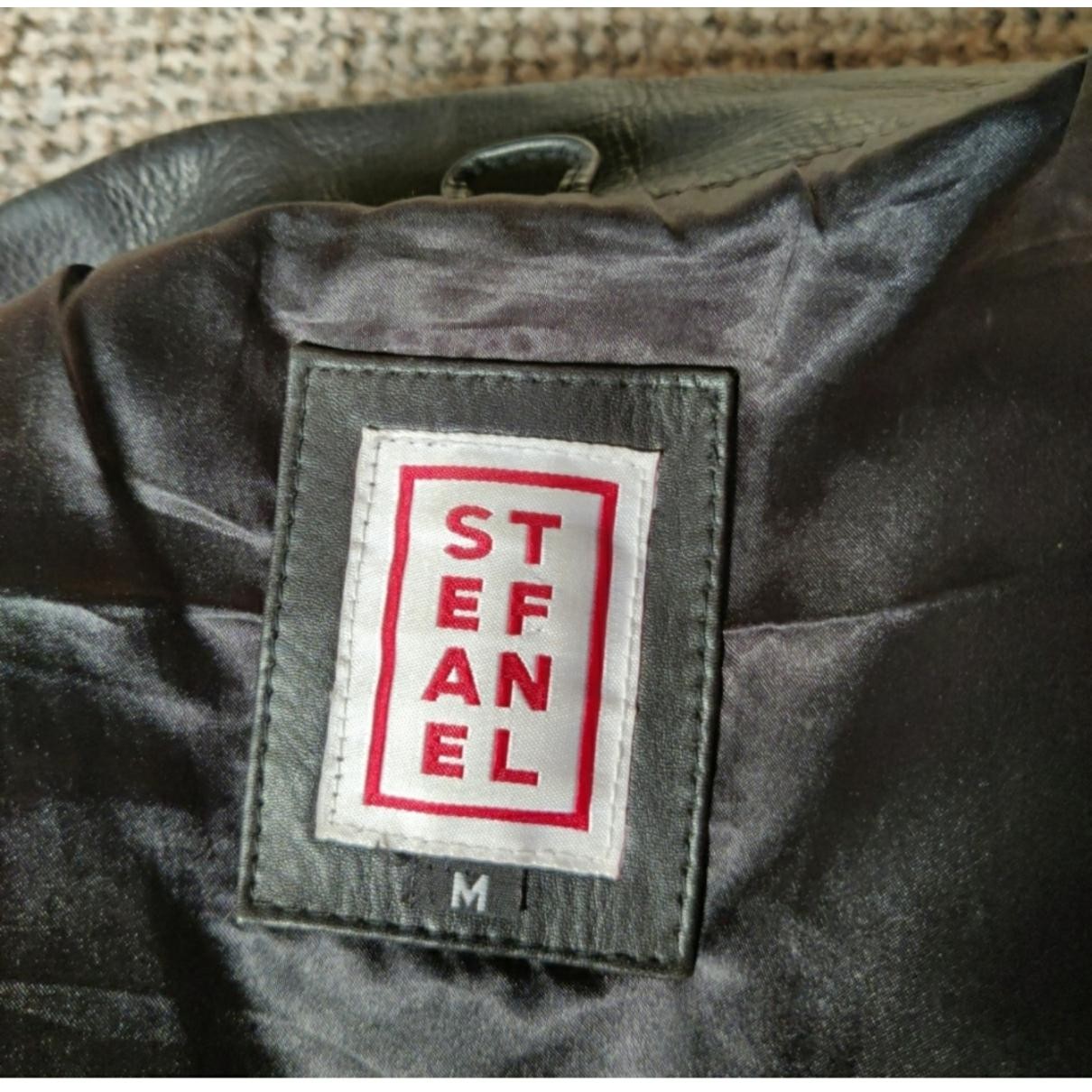 Stefanel Leather Jacket | Size M | Tariffs Prepaid image 3