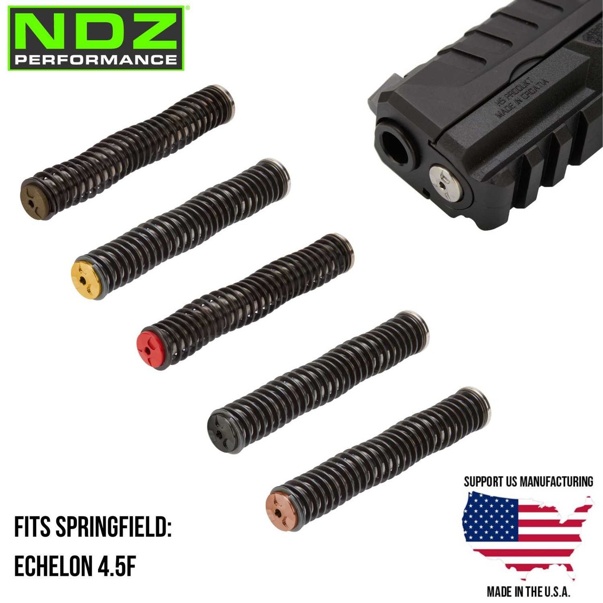 NDZ Springfield Echelon Full Size 4.5F Stainless Steel Guide Rod