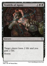 Tendrils of Agony (White Border) [Mystery Booster 2] Lightly Played