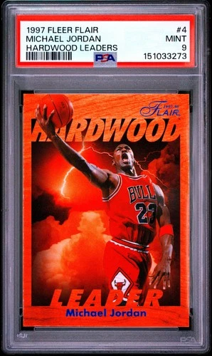 1997 Fleer Jordan PSA 9