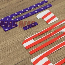 Fit For 2021-24 F-150 Tailgate Inserts Decals Letters Stickers American USA Flag