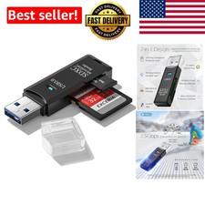 USB 3.0 SD Card Reader - 5Gbps Speed, Compact Design, 2-